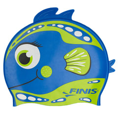 Cască de înot din silicon, copii 3-6 ani, albastru - Finis Angel Fish Blue