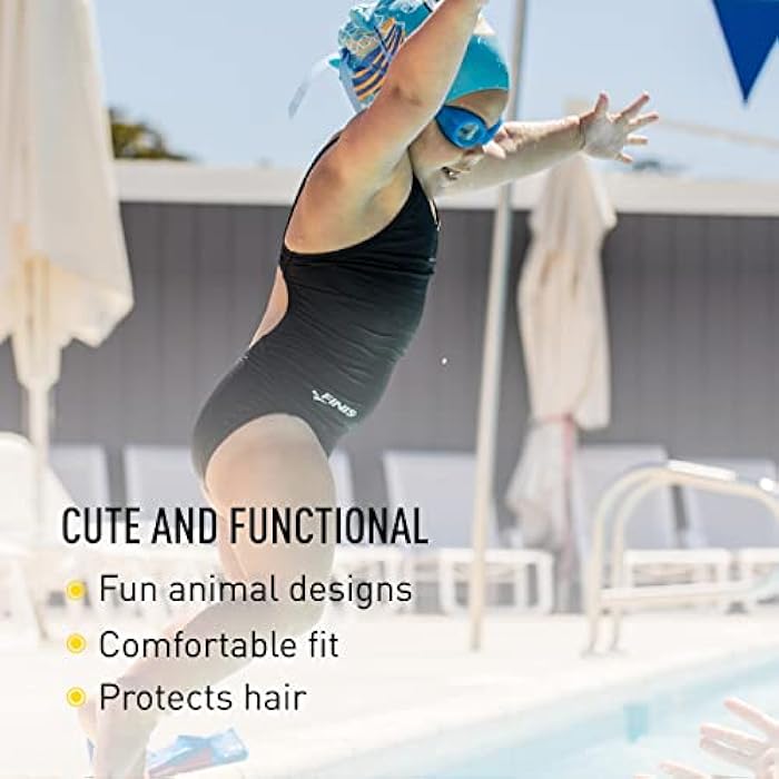 Cască de înot din silicon, copii 3-6 ani, roz - Finis Angel Fish Cască de înot din silicon, copii 3-6 ani, roz - Finis Angel Fish