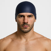 Cască de înot din silicon, copii 7+ ani / adulti, bleumarin