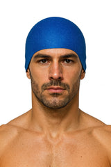 Cască de înot din silicon, copii 7+ ani / adulti, albastru royal - Recycled