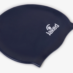 Cască de înot din silicon, copii 7+ ani / adulti, bleumarin - Jaked Basic