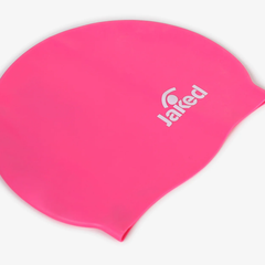 Cască de înot din silicon, copii 7+ ani / adulti, roz - Jaked Basic