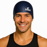 Cască de înot din silicon, copii 7+ ani / adulti, bleumarin - Jaked Basic