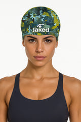 Cască de înot din silicon, copii 7+ ani / adulti, albastru - Jaked Teknocamou Evo