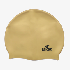 Cască de înot din silicon, copii 3-6 ani, auriu - Jaked Basic