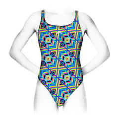 Costum înot damă - Aquarapid Kris Geometric