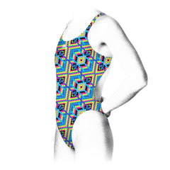 Costum înot damă - Aquarapid Kris Geometric