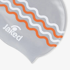 Cască de înot din silicon, copii 7+ ani / adulti, gri deschis - Jaked Ondine