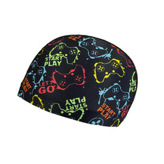 Cască de înot din material textil, copii 3-6 ani, negru - Play