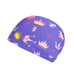 Cască de înot din material textil, copii 3-6 ani, mov - Princess