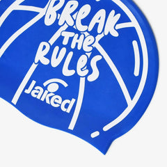 Cască de înot din silicon, copii 7+ ani / adulti, albastru - Jaked Ball