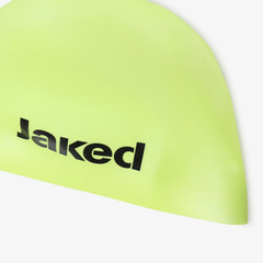 Cască de înot din silicon, copii 7+ ani / adulti, galben fluo - Jaked Bowl