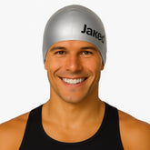 Cască de înot din silicon, copii 7+ ani / adulti, argintiu - Jaked Bowl