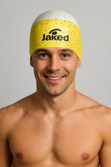 Cască de înot din silicon, copii 7+ ani / adulti, galben - Jaked Beer