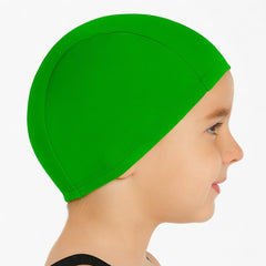 Cască de înot din material textil, copii 3-6 ani, verde