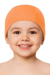 Cască de înot din material textil, copii 3-6 ani, portocaliu