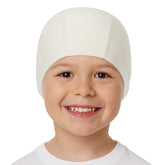 Cască de înot din material textil, copii 3-6 ani, alb
