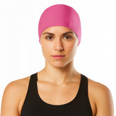 Cască de înot din material textil, copii 7+ ani / adulti, roz
