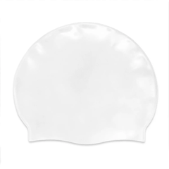 Cască de înot din silicon, copii 7+ ani / adulti, alb - Suede Surface
