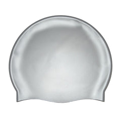 Cască de înot din silicon, copii 7+ ani / adulti, argintiu - Suede Surface