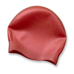 Cască de înot din silicon, copii 7+ ani / adulti, rosu - Wrinkle Free