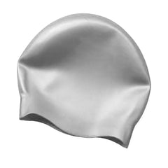 Cască de înot din silicon, copii 7+ ani / adulti, gri - Wrinkle Free