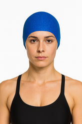 Cască de înot din silicon, copii 7+ ani / adulti, albastru royal - Recycled