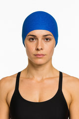 Cască de înot din silicon, copii 7+ ani / adulti, albastru royal - Recycled