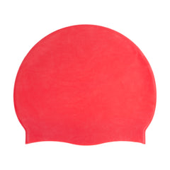 Cască de înot din silicon, copii 3-6 ani, rosu