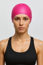 Cască de înot din silicon, copii 7+ ani / adulti, magenta - Ultralight