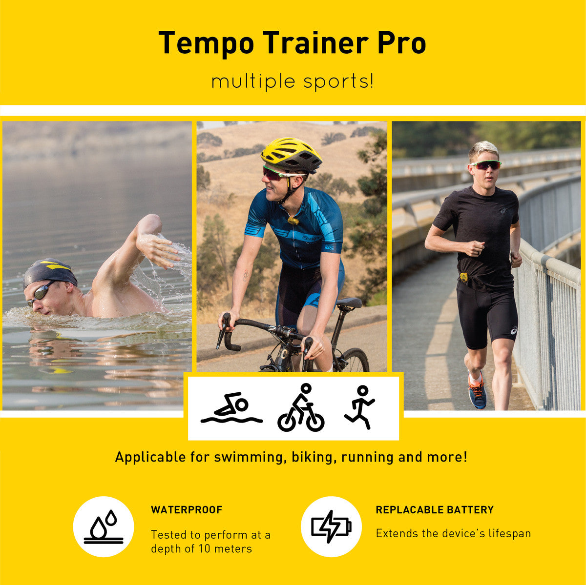 Metronom subacvatic - Finis Tempo Trainer Pro