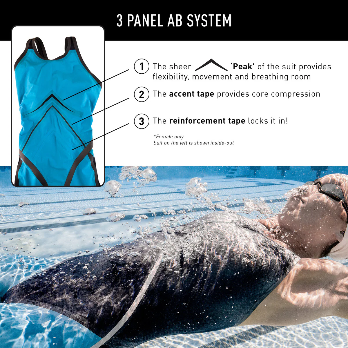 Costum înot competitie - Finis Rival Open Back
