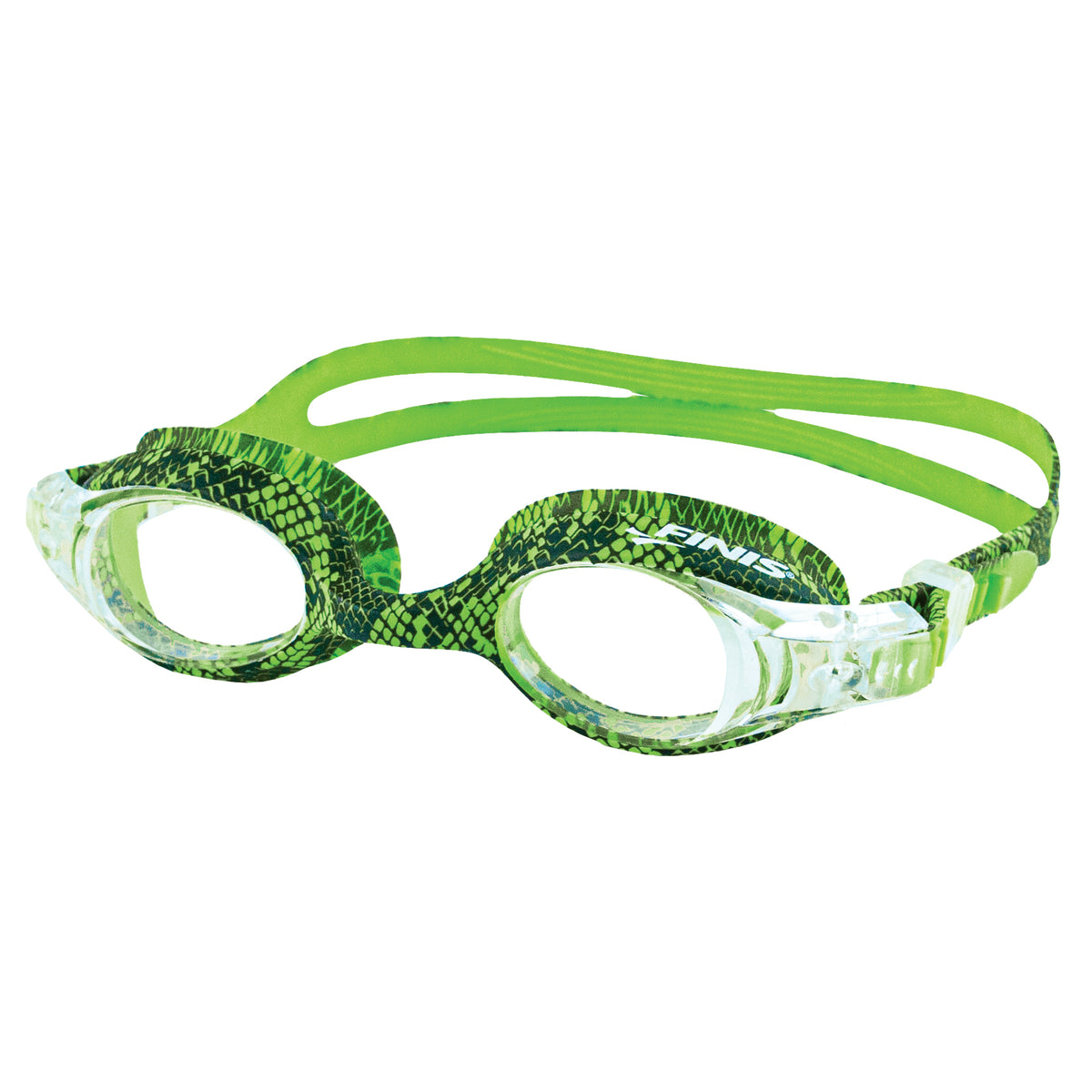 Ochelari inot copii - Finis Adventure Green Snake