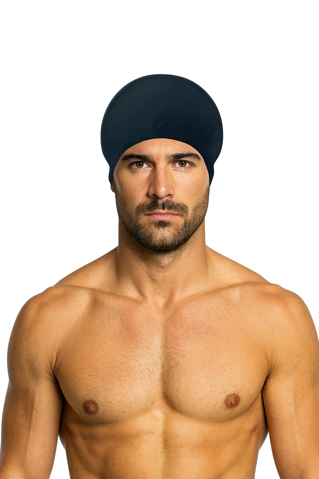 Cască de înot din silicon, copii 7+ ani / adulti, negru - Recycled