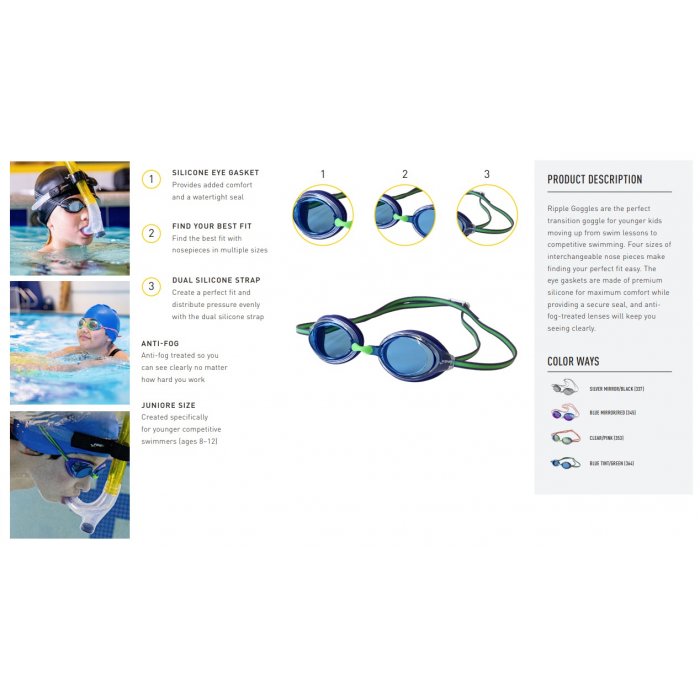 Ochelari inot copii - Finis Ripple