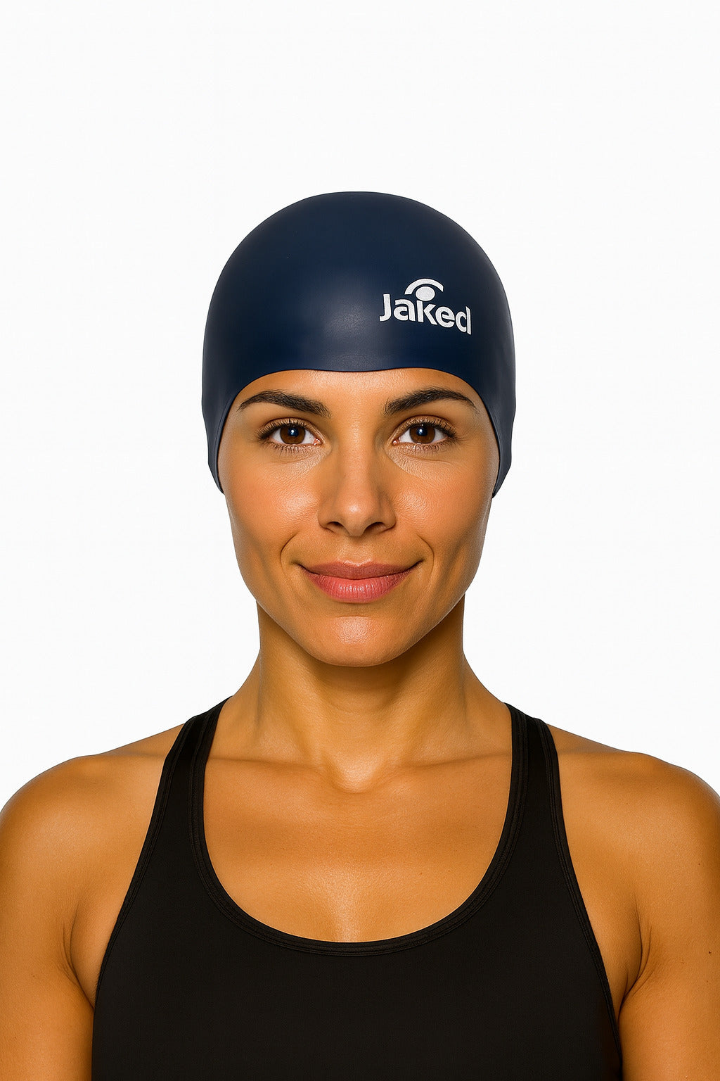 Cască de înot din silicon, copii 7+ ani / adulti, bleumarin - Jaked Basic