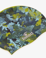 Cască de înot din silicon, copii 7+ ani / adulti, albastru - Jaked Teknocamou Evo