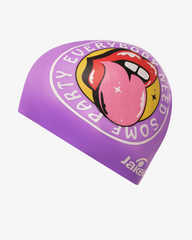 Cască de înot din silicon, copii 7+ ani / adulti, violet - Jaked Party