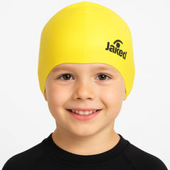 Cască de înot din silicon, copii 3-6 ani, galben - Jaked Basic
