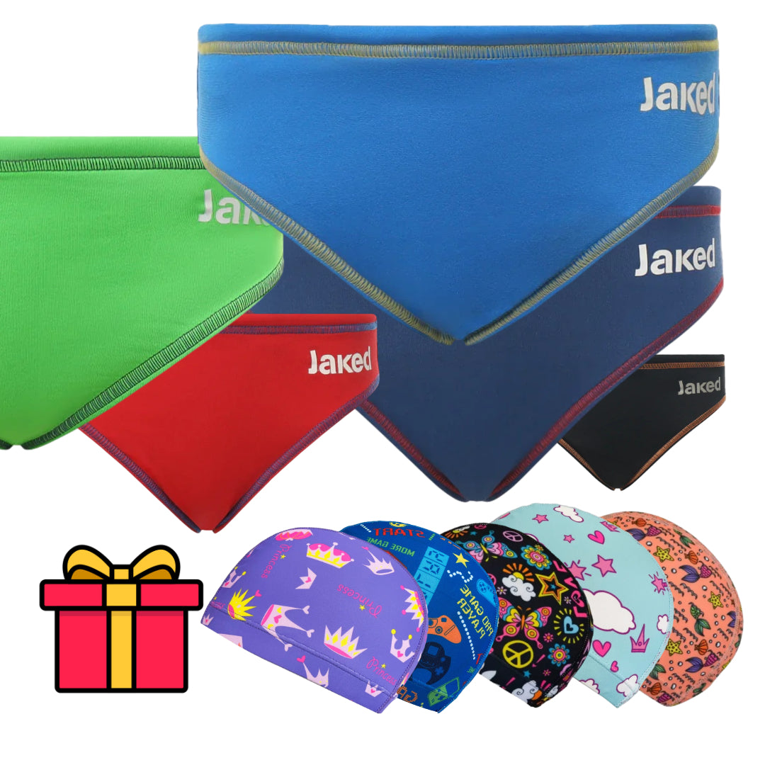 Slip de baie baieti - Jaked Milano + CADOU: Casca material textil