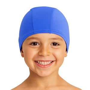 Cască de înot din material textil, copii 3-6 ani, albastru
