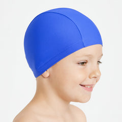 Cască de înot din material textil, copii 3-6 ani, albastru