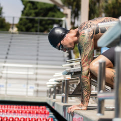 Cască de înot din silicon, copii 7+ ani / adulti, negru - Finis