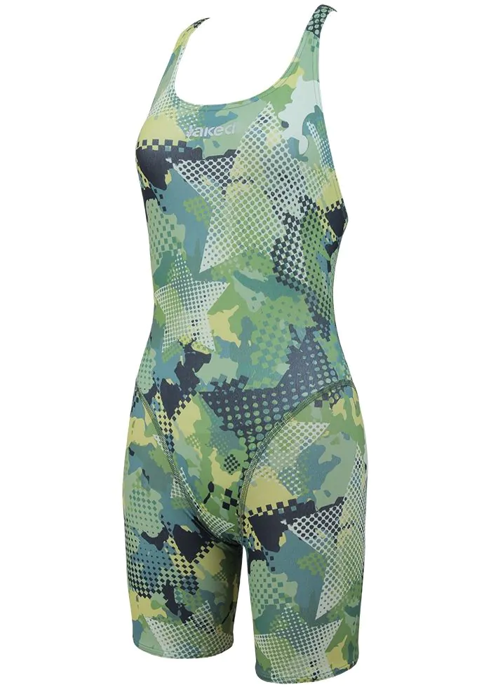 Costum înot fete Full Body - Jaked Teknocamou