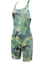 Costum înot fete Full Body - Jaked Teknocamou