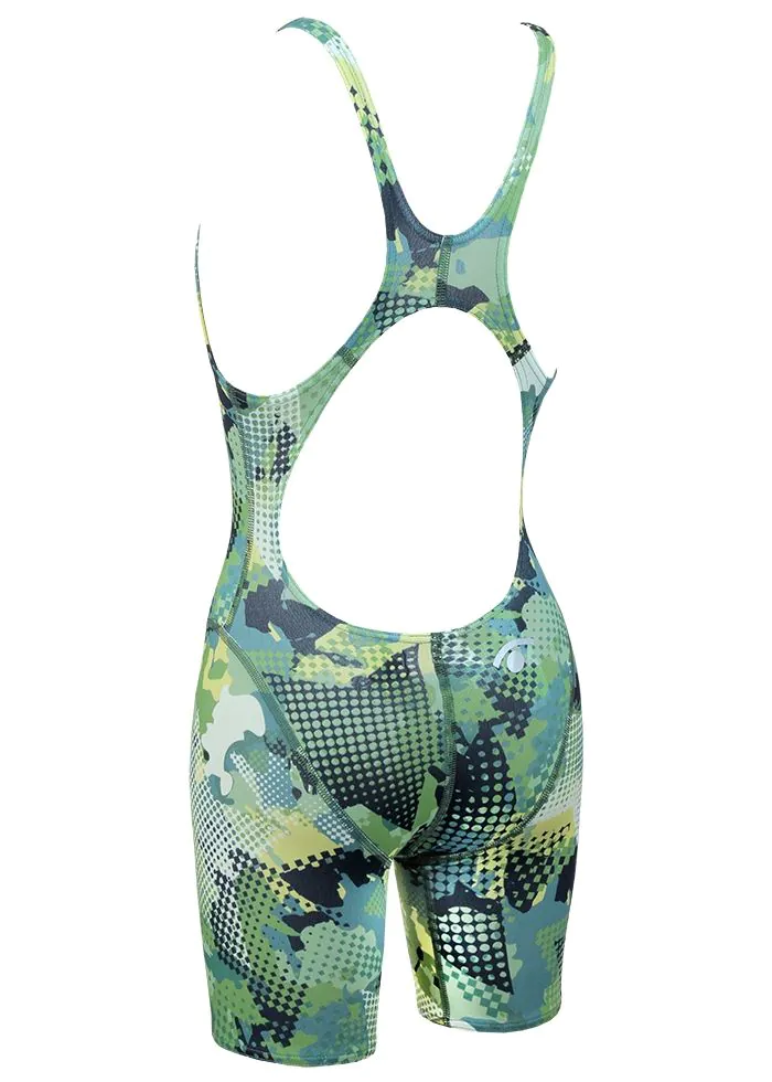Costum înot fete Full Body - Jaked Teknocamou