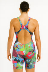 Costum înot fete Full Body - Jaked Teknocamou