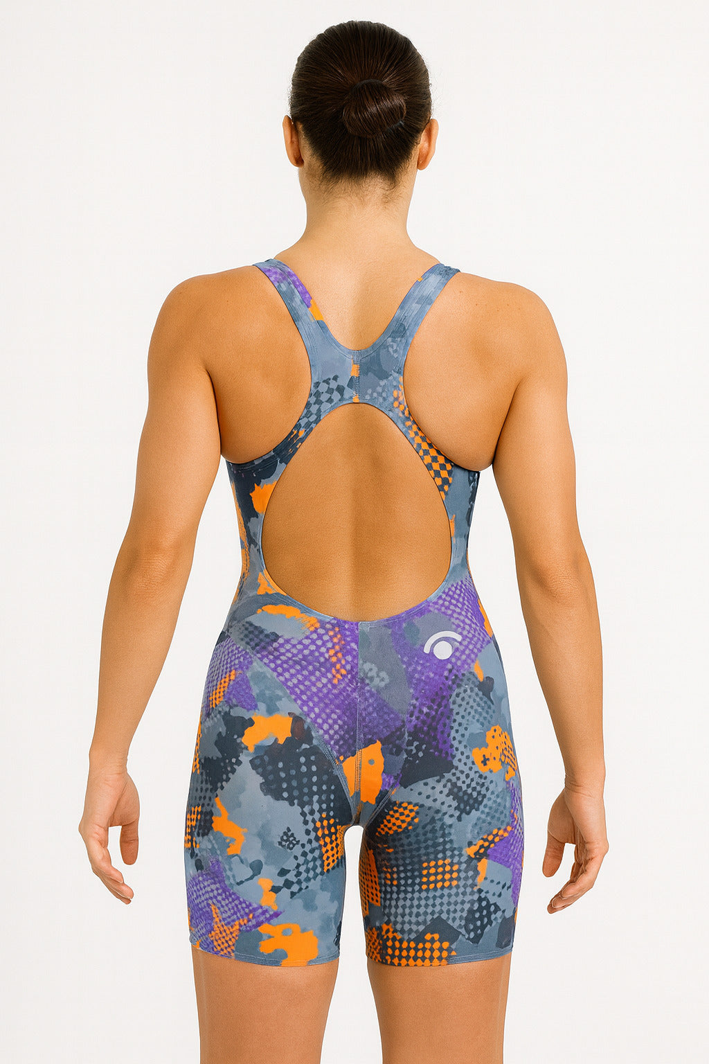 Costum înot fete Full Body - Jaked Teknocamou