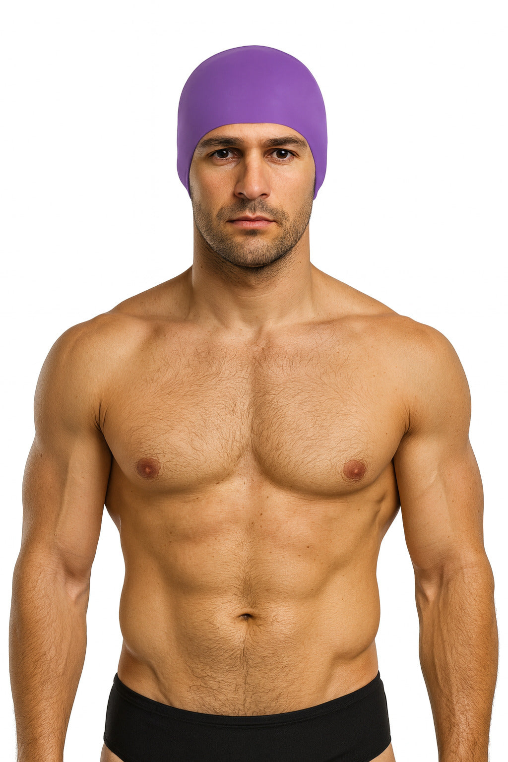 Cască de înot din silicon, copii 7+ ani / adulti, mov