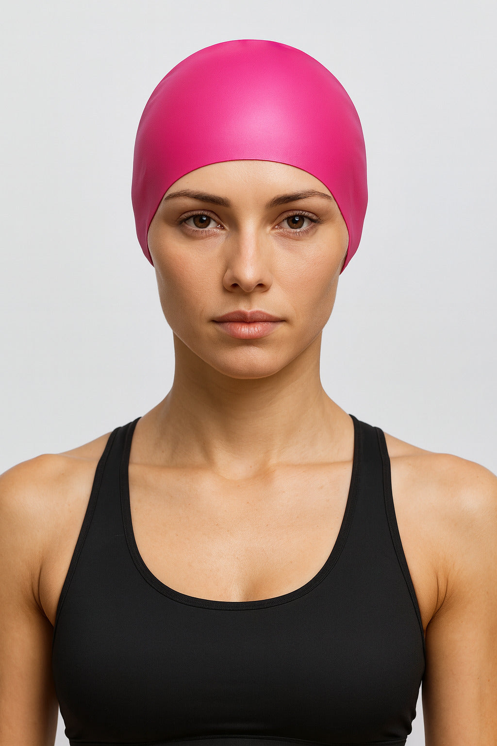 Cască de înot din silicon, copii 7+ ani / adulti, magenta - Ultralight